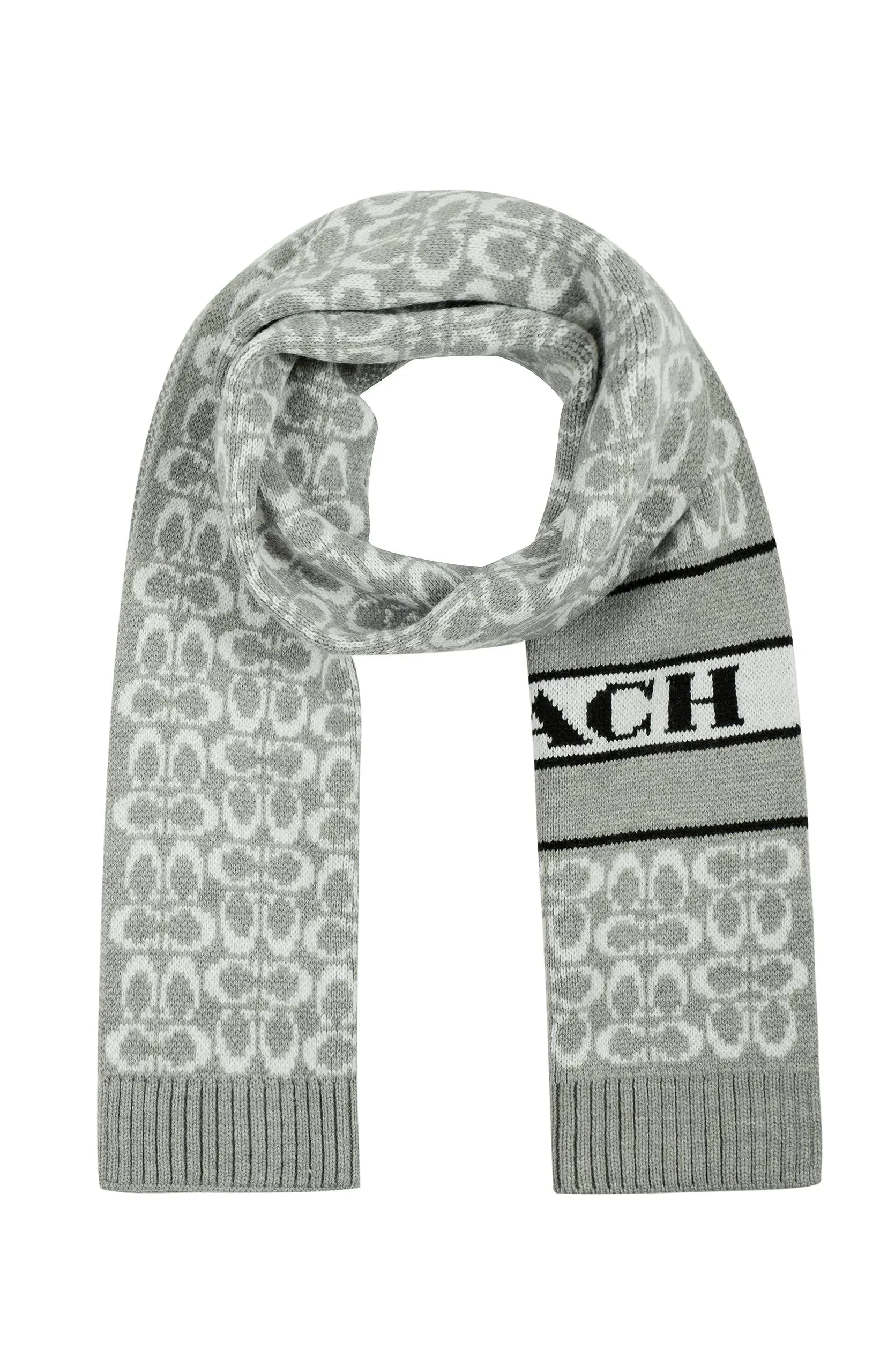 Coach womens Signature C Logo Knit ScarfScarf