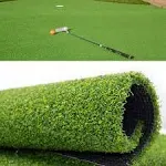 Golf Putting Green/Mat-Golf Training Mat Backyard Golf Artificial Grass Turf 1FTX16FT，Indoor Outdoor Golf Training Mat, Synthetic Fake Grass for Baseball Football Gym Sports