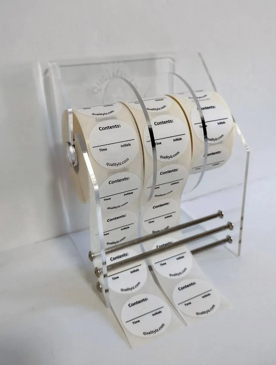 Adjustable Label Dispenser with 3-disks