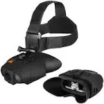 Nightfox Swift USB Rechargeable Night Vision Goggles - Head Mounted, Wide Viewing, 1x Magnification, Close Quarters Tactical Infrared Binoculars for Adults