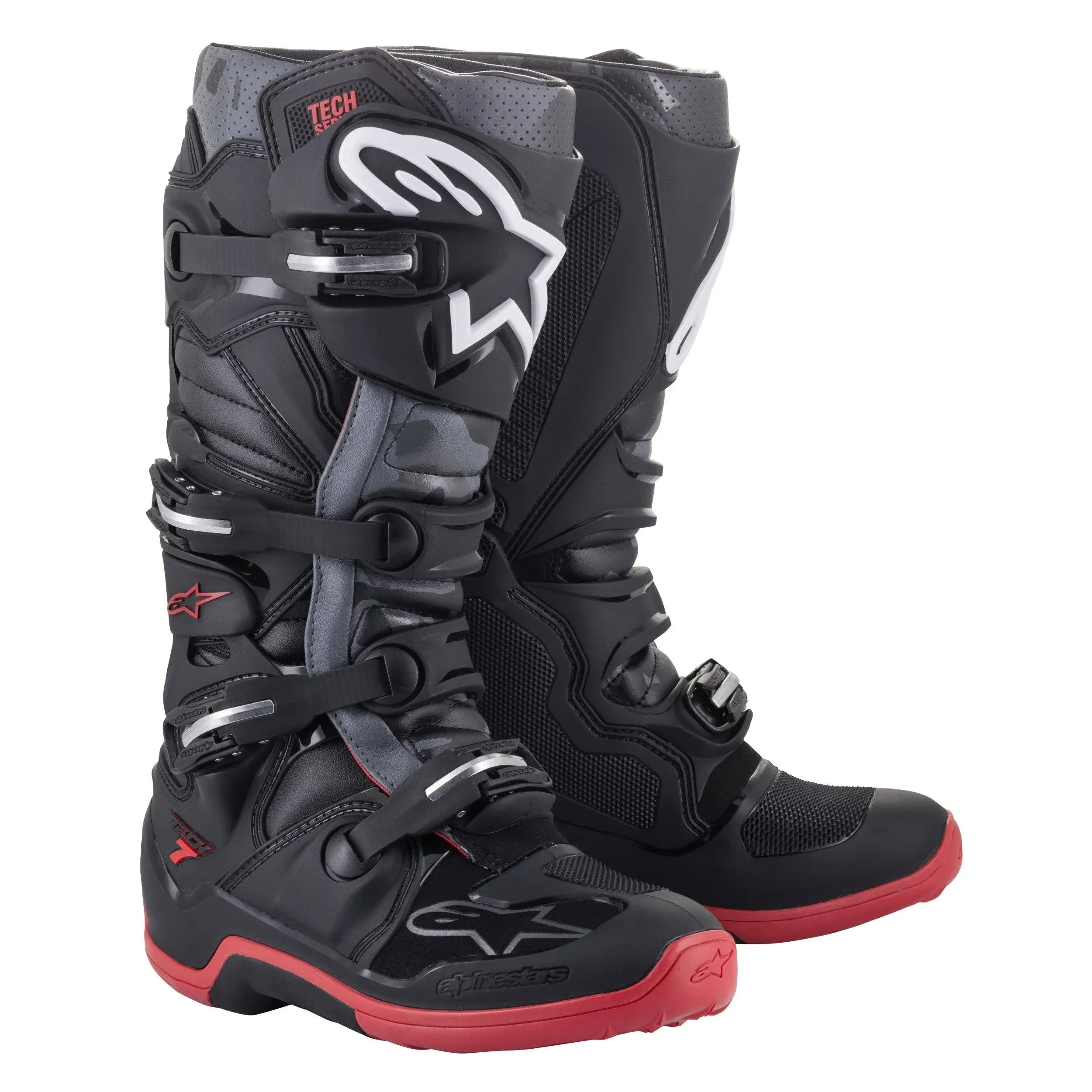 Tech 7 Boots - Black - US 8 (Pair)-34102652