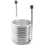 QiiMii Stainless Steel 304 Condensing Coil - 6" x 6" x 10" - 1/4" FNPT