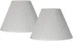 Brentwood Antique White Pleated Lamp Shade Set of 2