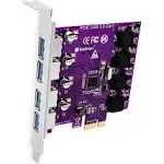  FebSmart 4x 5Gbps USB 3.2 Gen 1 Type C Ports PCI Expansion Card