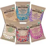 Bearded Brothers Organic Vegan Protein Energy Bars - Gluten & Soy Free Paleo | Non GMO, Low Glycemic, Plant Based Protein, High Fiber | 12pk Six Flavor Variety