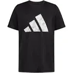 adidas Boys' Moisture-wicking Athletic T-shirt Bos Ghost Logo Short Sleeve