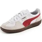 Puma Palermo Lace Up  Mens Beige, Red, White Sneakers Casual Shoes 39646405