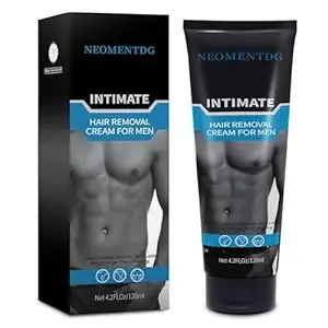 Painless, Flawless Depilatory for Intimate/Private Areas - Soothing Cream for Unwanted Male Hair, Suitable for All Skin Types