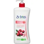 St. Ives Intensive Healing Body Lotion Cranberry and Grapeseed Oil 21 oz