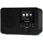 LEMEGA IR1 Portable WiFi Internet Radio FM Digital Radio Bluetooth Speaker Dual Alarms Clock Sleep Snooze Timer 40 Presets Head