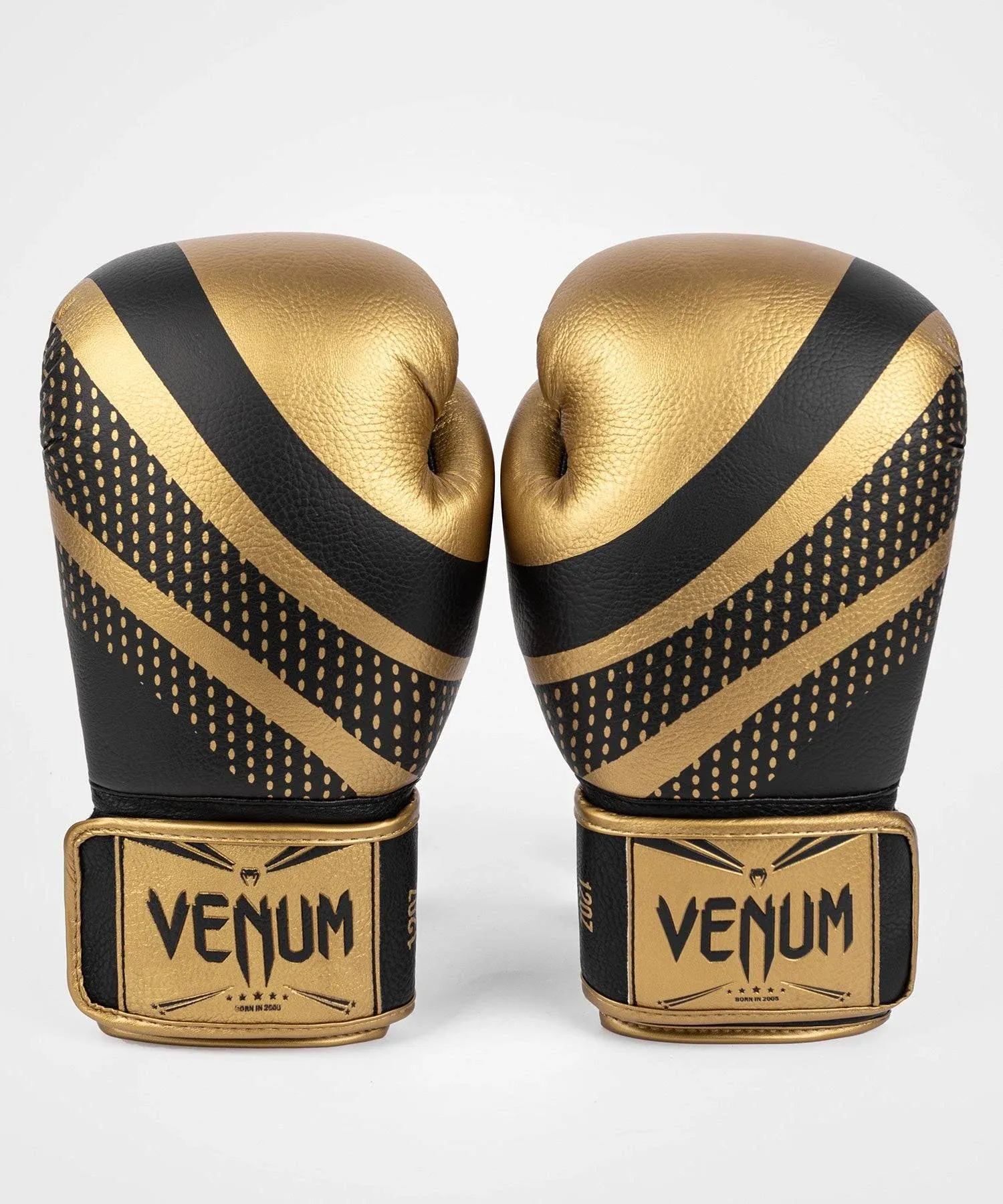 Venum Lightning Boxing Gloves - Gold/Black - 10 oz - Venum