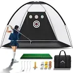 Himal Outdoors Golf Practice Net, Golf Net Backyard Driving, 9.8x6.5x5.8 FT