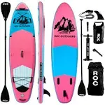 Polar Outdoors by Roc Inflatable Stand Up Paddle Board with Premium SUP Paddle Board Accessories, Wide Stable Design, Non-Slip Comfort Deck for Youth & Adults.