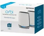 NETGEAR Orbi Whole Home Tri-band Mesh Wi-Fi 6 System (RBK853) � Router with 2