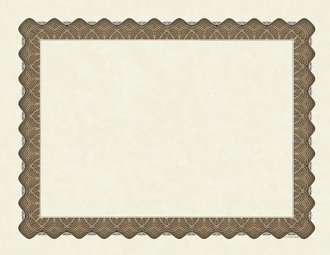 Great Papers! Metallic Red Border Certificate, 8.5"x 11", 100 Count (934100)