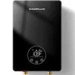 Camplux 1.8 GPM 6kW Tankless Electric Water Heater, 240V, Black