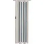 Homestyle Metro Insert Folding Door, White/Turqoise