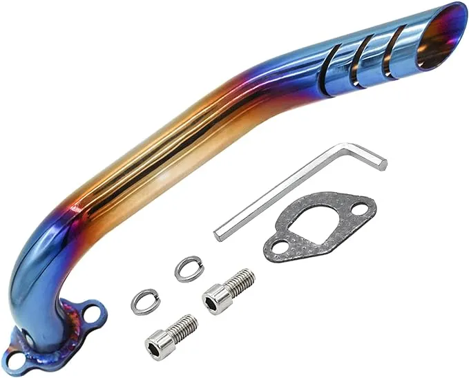 WNOOENG Header Exhaust Pipe Kit for Coleman CT200U CT200U-EX BT200X KT196 196cc 6 ...