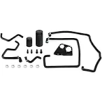 Mishimoto MMBCC-F35T-17SBE - 2017+ Ford F-150 3.5L EcoBoost Baffled Oil Catch Can Kit