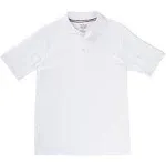 French Toast White Boys Short Sleeve Pique Polo Shirt