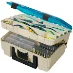 Plano 1349-00 Two Level Magnum 3449 Tackle Box, Sandstone/Blue, One Size