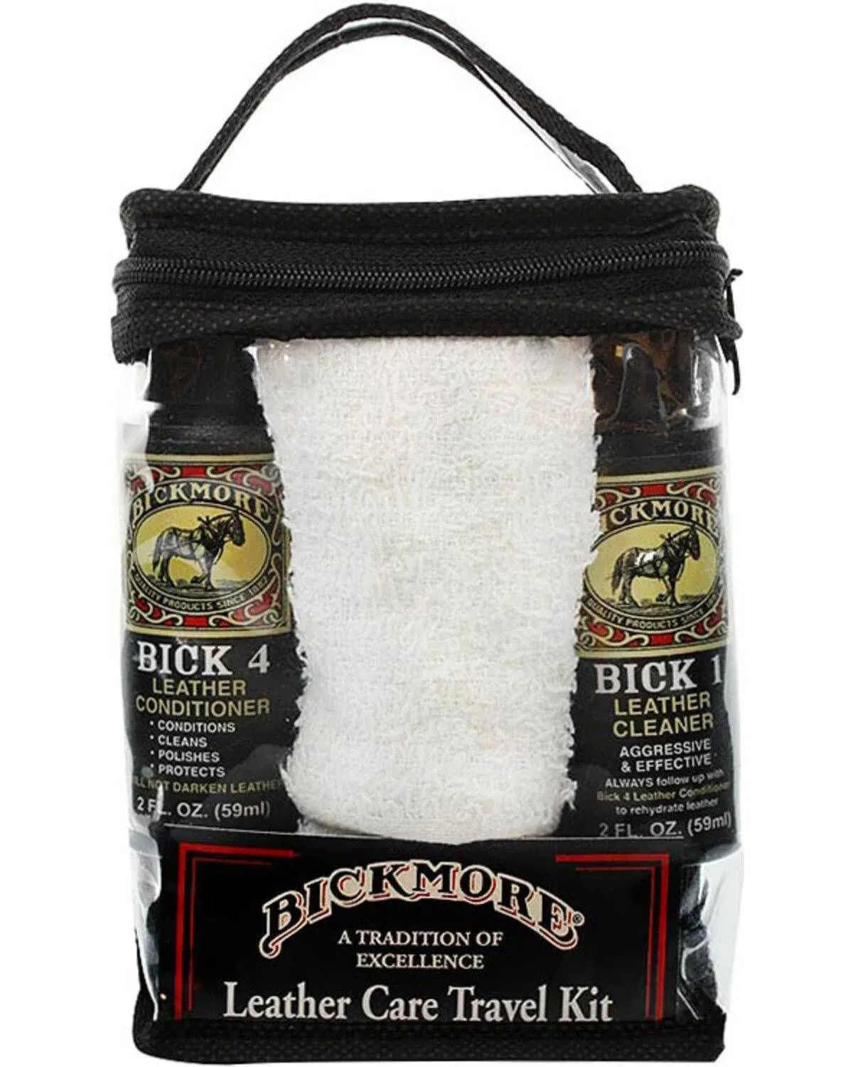 Bickmore Leather Shoe & Boot Travel Care Kit- Repairs, Polishes and Shines Leather Goods On The Run