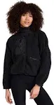 Free People Hit The Slopes Fleece Jacket - Black