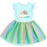 Dreamworks Gabby's Dollhouse Toddler Girls Gabby Pandy Paws Tulle Dress to