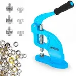 Pikwo Hand Press Heavy Duty Eyelet Grommet Machine Punch Tool Kit