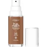 L'Oreal Paris True Match Super-Blendable Foundation, N8 Neutral Medium Deep, 1 fl oz