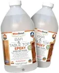 WiseBond Table&Bar Top Epoxy Resin 1-GL Kit Water Clear Epoxy Adhesive