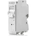 Leviton LB120-AFT 20A 1-Pole Plug-On AFCI Branch Circuit Breaker, Thermal Mag...