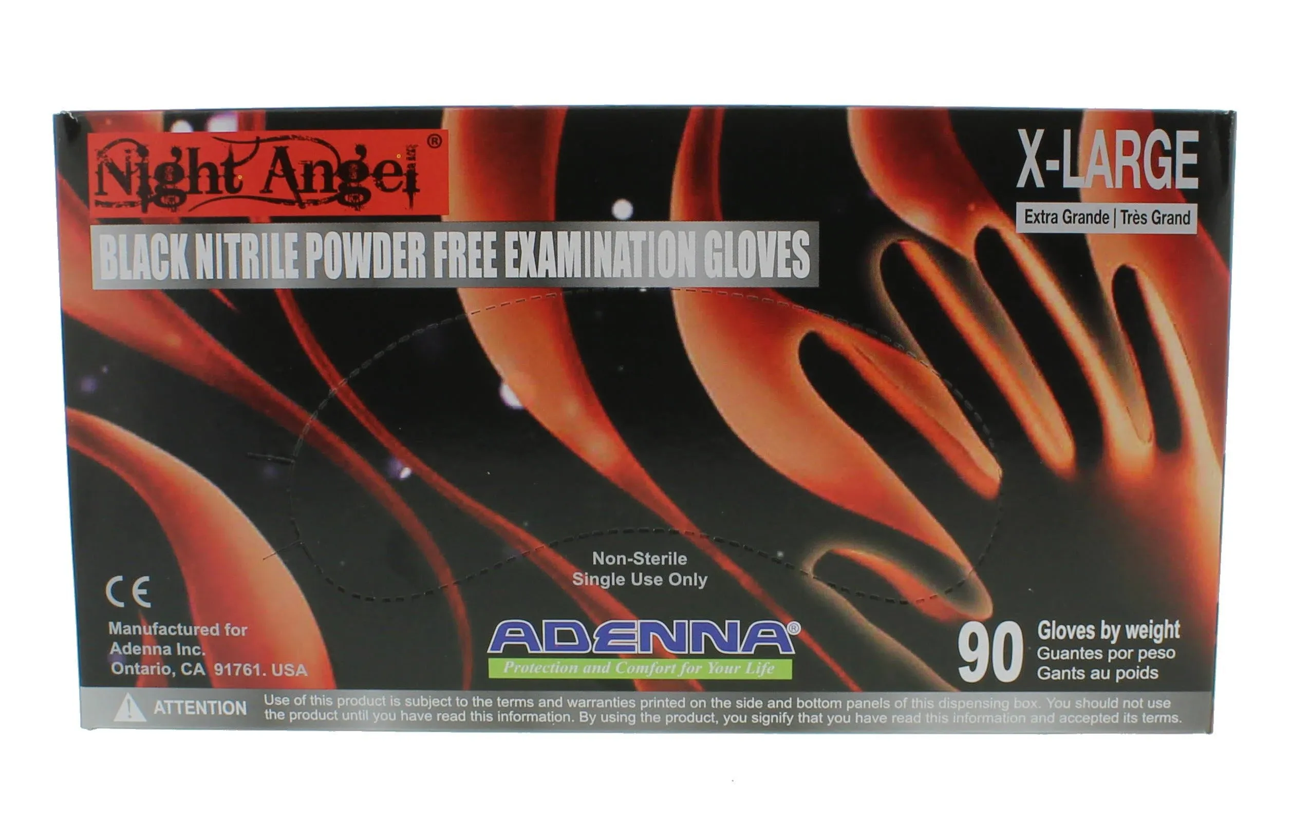 Night Angel Nitrile Exam Gloves