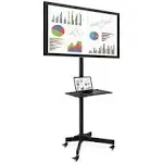 Mount-It! Adjustable Mobile TV Cart (23-55" Displays)