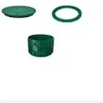 Tuf-Tite 3PC Bundle 24x12 Riser, 24in Ring & 24 in Flat lid