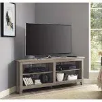 Walker Edison 70" Wood Fireplace TV Stand