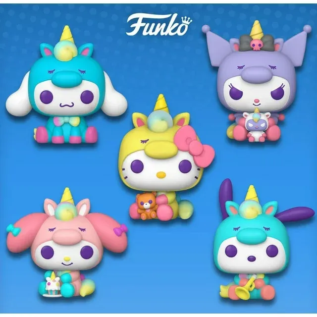 Funko Pop! Collectible Vinyl Figure Sanrio Unicorn Party 5-Pack