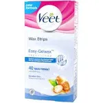 Veet Leg and Body Hair Remover Cold Wax Strips, 40 ct (Pack of 3)