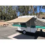 11ft Awning Beige For All Pop Up Tent Trailer,  EZ Lite Campers