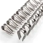 50PC Stainless Steel Thimble for 5/32 Steel Wire Rope Cable,Rope Thimble Rigging