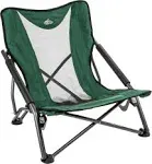 Cascade Mountain Tech Compact Low Profile Outdoor Folding Camp Chair with Carry