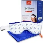 Eye Mask for Dry Eyes - Moist Heat Microwave Activated Warm Compress, Relieves Stye & Pink Eye