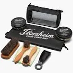 Florsheim unisex adult Polish Travel Shoe Care Kit, Black, One Size US