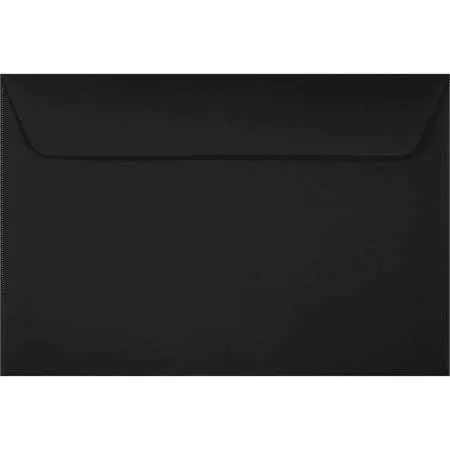 Luxpaper 6 x 9 Booklet Envelopes, Midnight Black, 250/Pack