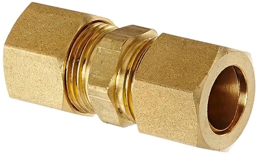 - 50062-08 50062 Brass Compression Tube Fitting Union 1/2&#034; x 1/2&#034; Tube OD