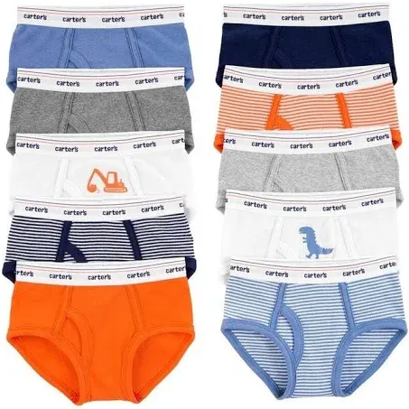 Carter's Toddler Boys 10-Pack Cotton Briefs