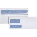 Office Depot Lift And Press #10 Premium Double-Window Envelopes, 500-Pack