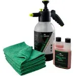 Ecoshine Waterless Car Wash Kit | Wash & Spray Wax 100+ Cars | All in One Car Cleaning Kit with Car Wash Sprayer & Conce