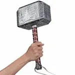 Halloween Hammer Cosplay Weapons, PU Battle Foam Axe Great for LARP Birthdays Gift