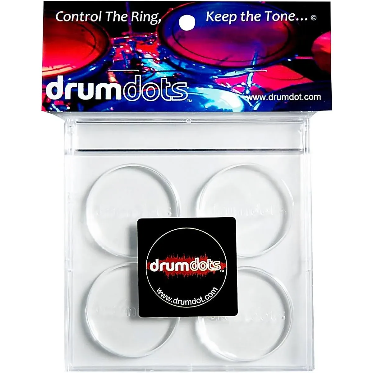 Drumdots Original Drum Dampeners - 4-Pack